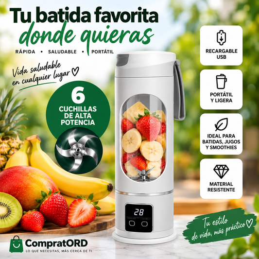 MINI LICUADORA PORTATIL 450 ml